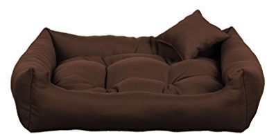 Gutekissen® Stoff Hundebett Hundeliege Hundekissen Hundeliege Hundeliege Hundeliege - Langlebige Materialien und hohe Qualität NEO (XS - 55x45, Braun)
