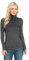 Candid Styles Ladies Polo Roll Neck Long Sleeve Turtle Neck Plain Jumpers for Women Top(Charcoal,16-18)