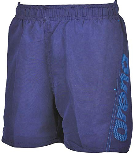 Arena Fundamentals Logo Badeshorts für Jungen Pool und Meer, Badehose aus Weichem, Schnelltrocknendem Material, Boxer mit Innenslip aus Netztstoff