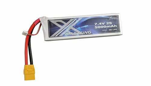 Amewi Zubehör LiPo Akku 2S 7,4V 5000mAh 40C Softcase XT90