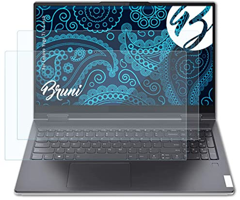 Bruni Schutzfolie kompatibel mit Lenovo Yoga 7i 14 inch Folie, glasklare Displayschutzfolie (2X)