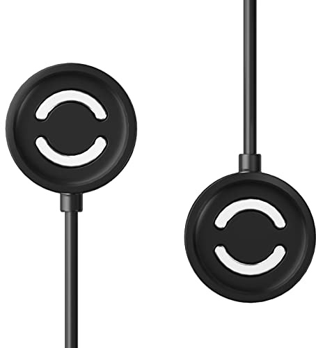 AWADUO Ladestation kompatibel mit Suunto 9 Peak, magnetisches tragbares Netzteil Ladepad inklusive USB-Ladekabel (Schwarz, 1 m)