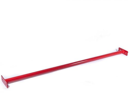 ROG garden-line Reckstange - Mit Befestigungsplatten & Material - Rot - 125 cm