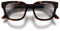 LONDON MOLE Tricky Rechteckige Lesebrille | Coole Leser | Stilvolle Brille für Herren Damen Unisex | Federscharniere | Mattbraunes Schildpatt | + 2,5 Vergrößerung