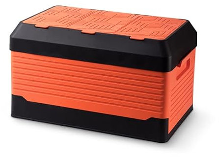 U. Uberlux Aufbewahrungsbox mit Deckel, faltbare Box, Faltbox, Ordnungsboxen, Box, Kiste, Kunststoffkiste, Campingbox, Kofferraum Organizer (S)