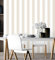 GAULAN 500680221 - Tapete, Abwaschbar. Gestreifte Tapete in Beige und Weiß für Wohnzimmer Schlafzimmer Flur Esszimmer Bettkopfteil Hall Haustreppe - Muster DIN A4