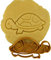 3DKOUPE - Emporte-pièce Tortue - Thème Animaux de la mer - Couleur au choix - Conçu et fabriqué en Europe