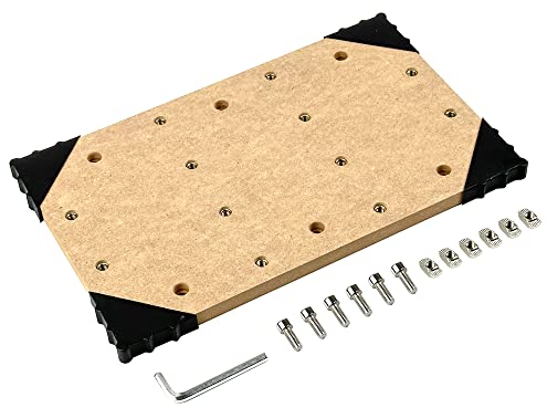 CNC Machine MDF Spoilboard Table for 3020-Evo and CNC 3018, 300 x 180 x 12mm (11-4/5''x 7''x 1/2'')