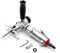 LeTkingok Pneumatic Jigsaw, Woodworking Reciprocating Cutting Machine Wood Air Cutter Handheld Cutting Saw 8000RPM Stroke 10MM