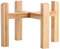 Addogyy Bamboo Dog Bowl Stand for Medium and Large Dogs,Food and Water Feeder Holder,Width 8 in Wide,(Height 6.29 Tall)