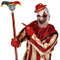 PARTY DISCOUNT NEU Harlekin-Stab, ca. 90cm, aus Kunststoff