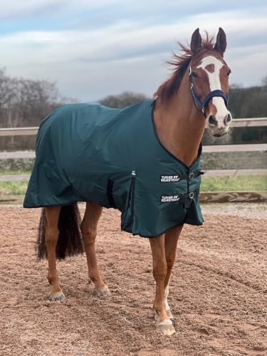 Turner Equestrian 600d Lightweight Waterproof Horse Turnout Rug 100g Fill Standard Neck (5'6)