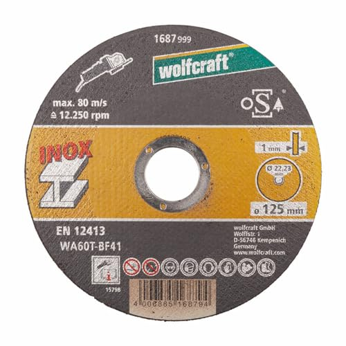 Wolfcraft 8463000 Trennscheiben Ø 125 mm (10 Stück)