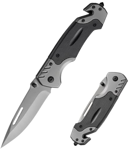 Outdoor Messer Knife,Klappmesser Jagdmesser Taschenmesser Werkzeuge für Camping Wandern,Weihnachtstag Männer Geschenke