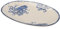 Keyhomestore - Bandeja ovalada con decoración de pulpo, fabricada en cerámica pintada a mano, longitud 36 cm, ideal para servir aperitivos y platos