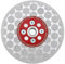 FOCSTOL Disque Diamant Carrelage 125mm - Disque Coupe Carrelage pour Porcelaine Céramique Carrelage Marbre Quartz