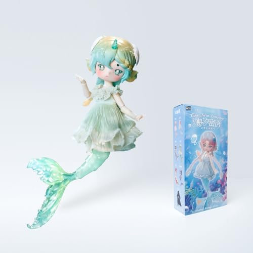 XiDonDon Antu Mermaid-Serie Actionfiguren 1/12 BJD-Puppen Niedliche Figuren mit Puppenkleidung Sammlerstücke Geburtstagsgeschenk (Two Boxes)