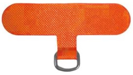 Hrlace 10 Stück Handy Band Pads Telefon Halteband Patch Handy Sicherung Patch Pads Ohne Klebstoff Tragbar Handy Lanyard Patch Phone Tether Tab Ersatz Handy-Kette Zubehör für alle Handys Orange