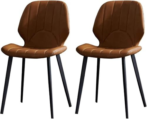 TS TAC-SKY Silla De Escritorio De Oficina Sencilla For El Hogar, Silla De Maquillaje, Silla De Ocio, Silla De Salón De Uñas, Silla De Comedor, Silla con Respaldo Tapizado De PU(A)