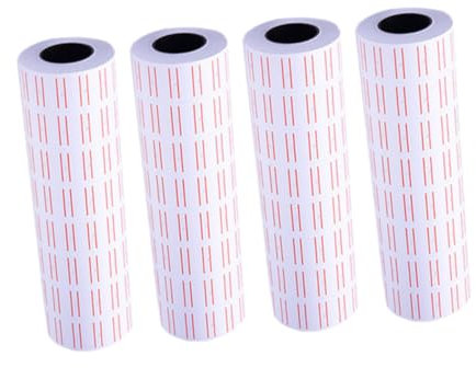 Papier Selbstklebendes Preisetikettenpapier 40 Rollen Weiß