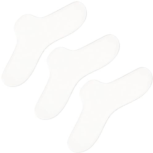 JEYORZY 3 Stück CPAP-Nasengelpolster, CPAP-Masken-Nasenschutz, CPAP-Nasenpolster, CPAP-Gel-Masken-Leckdichter, Transparenter, Wiederverwendbarer Silikon-Nasenschutz für CPAP-Maskenmaschine
