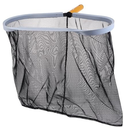 Milisten 1stk Schwimmbadreinigungsnetz Blattmaschennetz Fischnetz Für Aquarien Teich Pole Poolbürste Poolheizung Pools Poolnetzreiniger Aufblasbares Schwimmbecken Wanne Black Plastik