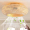 Ventilador de techo con iluminación E27 vintage de ratán y bambú con control remoto, 6 niveles de velocidad, reversible silencioso, luminaria ventilador de techo estilo bohemio