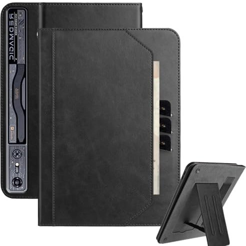 XFDSFDL® Étui pour Nubia Red Magic Gaming Pad Pro NP03J (10,9 Pouces) PU Cuir Coque Portabilité Longe Portefeuille avec Support Fente Protection Housse Noir