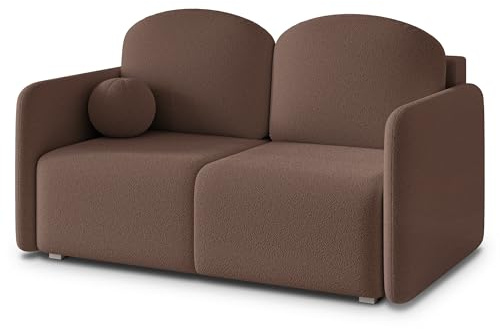Masseno Sofa SUVI II Q mit Schlaffunktion, Sofa mit Bettkasten, Wohnzimmersofa, Couch, Soffa, Bettsofa, Couchgarnitur- Braun, Quelle 25