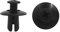 sourcing map 100Stk. Kunststoff Nieten Universal Clips Spreiznieten inner Formen Stoßstangen Verschluss Klammern Schwarz 8mm