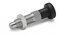 Ganter Normelemente GN 717-8-M16X1, 5-BK-NI - Edelstahl-Rastbolzen, Silber, 2 Stück