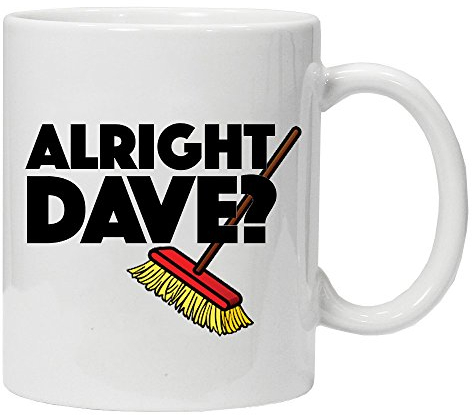 Acen Merchandise Alright Dave? - Novelty 11oz Premium Quality Gift Drinking Mug & Gift Box Set Tea Coffee for Office Work Home