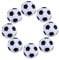 Okany Table Soccer Foosballs Game Replacements 32mm/1.26 In Mini Football Balls Black and White, Set of 8