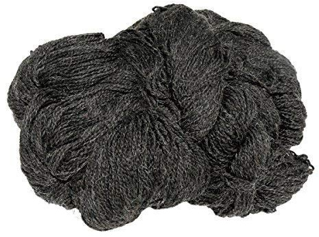 Hollert Schafwolle - Schurwolle Strickgarn versch. Farben 1000g Naturwolle Farbe Schwarz