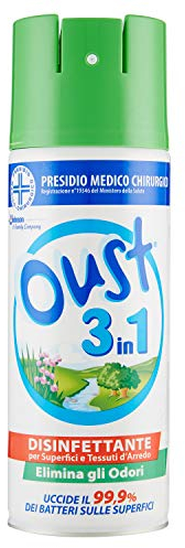 Oust Oust 3in1 Disinfettante Uccide I Germi, Elimina Gli Odori E Disinfetta La Casa 400ml Pmc, 400ml