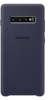 Samsung EF-PG975TNEGWW Custodia in Silicone per S10+, Navy Blu