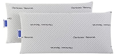 Todocama Viskoelastisches Kopfkissen, natürlicher Kohlenstoff Pack de 2 unidades - 70 cm