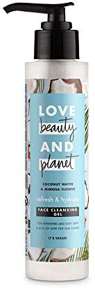 LOVE BEAUTY AND PLANET Gesichtsreinigungsgel, Kokosnusswasser und Mimosenblüte, 125 ml, 2 Stück