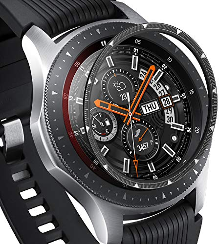 Ringke Inner Bezel Styling Compatibile con Cover Samsung Galaxy Watch 46mm, Galax Watch 46mm, Gear S3 Ghiera Anti Graffio Acciaio Inossidabile Adesiva Accessorio - GW-46-IN-02