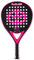 Pala de Padel Krypton Pink. Alta Tecnologia. Medio y Avanzado. Idea Regalo. Fibra de Vidrio. Nucleo PowerSoft EVA. Diseño Exclusivo. 360-375 Gramos