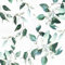 Erfoni Papier peint floral à décoller et à coller - Feuilles vertes - Pour salle de bain - 45 x 600 cm - Papier peint vintage - Autocollant décoratif