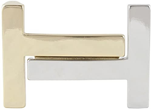 BELTINGER Gürtelschnalle Helena 4,0 cm | Buckle Wechselschließe Gürtelschließe 40mm | Wechselgürtel bis 4cm | bicolor s/g