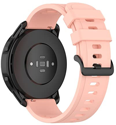 Tyogeephy Bracelet Compatible avec Xiaomi Mi Watch S1/watch S1 active/MI watch color 2/MI watch sport/MI watch color/Haylou RT2 LS10/YAMAY SW022, 22mm Silicone Bracelet Accessoire