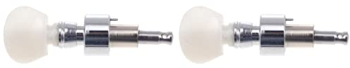 MILISTEN 2 Stücke Legierung Taste Werkzeug Für Banjo Einfache Banjo String Feinstimmer Tuning Versorgung Weiß Aufrecht Peg