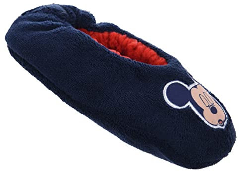 Mickey Mouse Jungen Hausschuhe (Marineblau,25/26 EU)
