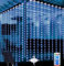 Joysing Solar Curtain Lights 3m x 3m Gazebo Lights with Remote Control, 8 Modes 300 LED Curtain Fairy Lights Waterproof Waterfall Fairy Lights for Pergola Wall Party Wedding Garden - Cool White