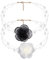 LUTER Halsband Blumen Damen, Rosen-Blumen-Halskette, Boho-Stoff-Blumen-Halskette mit Perlenkette für Frauen Braut Hochzeitsfeier Geburtstag (Weiss)