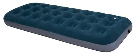 CB SKY Single Air Mattress with Built-In Foot Pump, Leak-Free Airbed with Soft Flocked Surface, Pefect for Home Portable Camping Travel