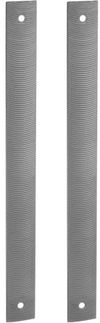 sourcing map 2 limas de cuerpo flexibles de 14 pulgadas de acero de alto carbono con dientes finos cortados de metal plano herramienta pulidora para molienda de coche