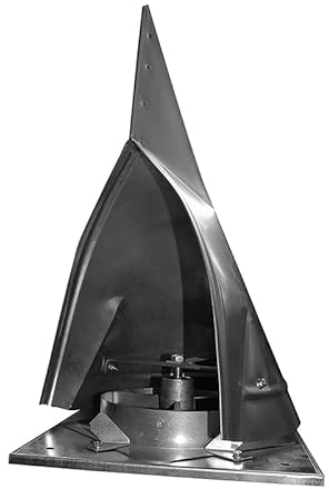 Baumeister.tech Selbstjustierender Schornsteinaufsatz Kaminhaube aus Chrom-Nickel-Stahl Ø160 Kaminaufsatz Lüftungsaufsatz